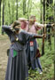 picture of archers shooting in the Woods