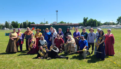 The 16 finalists, retiring champs, Their Majesties Ryouko'jin and Indrakshi, and Princess Corotica.