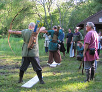 picture of the start of the championship round of shooting 2010, Hobbe vs Rupert