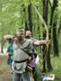 picture of archers shooting in the Woods